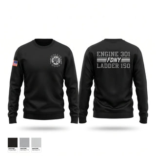Crew Neck Sweatshirt, Fdny, Fire Department, Teamtime, Team time, sublimation, custom sports apparel, team uniforms, spirit wear, spiritwear, sports uniforms, custom shirts, team store, custom team store, fundraiser sports, apparel fundraiser