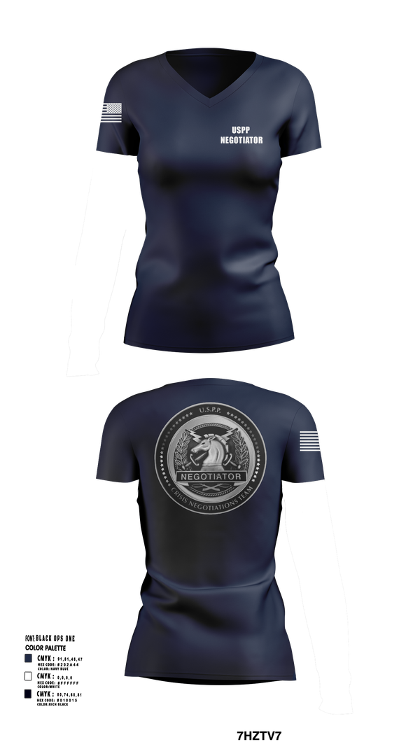 Womens Short Sleeve Vneck Shirt, Crisis Negotiations Team, , Teamtime, Team time, sublimation, custom sports apparel, team uniforms, spirit wear, spiritwear, sports uniforms, custom shirts, team store, custom team store, fundraiser sports, apparel fundraiser