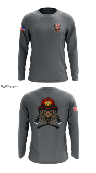 Long Sleeve Performance Shirt, Stewart County Fire Rescue, Fire Department, Teamtime, Team time, sublimation, custom sports apparel, team uniforms, spirit wear, spiritwear, sports uniforms, custom shirts, team store, custom team store, fundraiser sports, apparel fundraiser