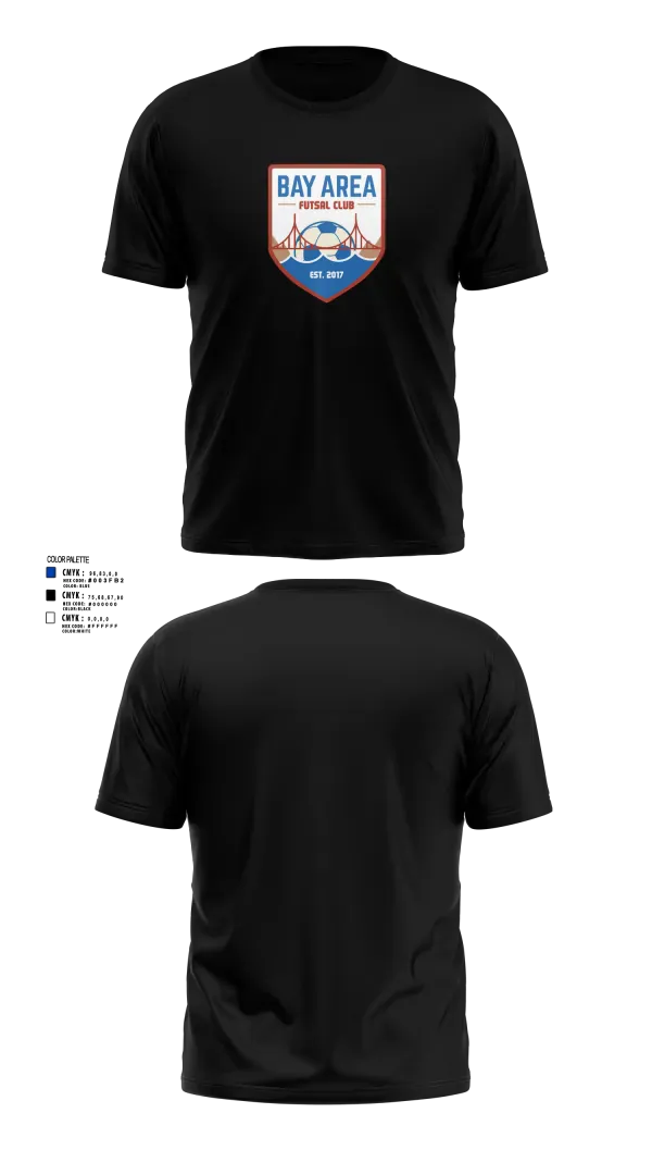 Bay Area Futsal Club 29670226 Short Sleeve Performance Shirt - 4