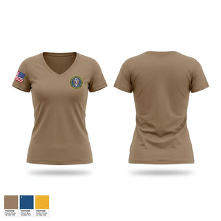 Womens Short Sleeve Vneck Shirt, 633 SFS The best section S3T, Air Force, Teamtime, Team time, sublimation, custom sports apparel, team uniforms, spirit wear, spiritwear, sports uniforms, custom shirts, team store, custom team store, fundraiser sports, apparel fundraiser