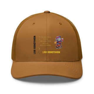 LKA HANDYMAN Retro Trucker Hat | Yupoong 6606