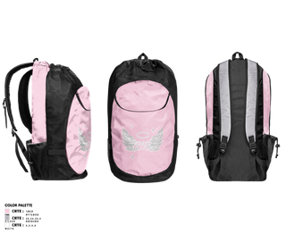 Gear Bag, ACE Angel CHEER Elite, Cheer, Teamtime, Team time, sublimation, custom sports apparel, team uniforms, spirit wear, spiritwear, sports uniforms, custom shirts, team store, custom team store, fundraiser sports, apparel fundraiser