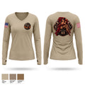 Cal Fire Women's Long Sleeve V-neck Shirt - 1