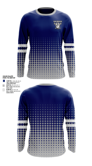 Long Sleeve Performance Shirt, Brent Raiders, , Teamtime, Team time, sublimation, custom sports apparel, team uniforms, spirit wear, spiritwear, sports uniforms, custom shirts, team store, custom team store, fundraiser sports, apparel fundraiser