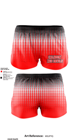 Track Shorts, Calhoun Red Devils, , Teamtime, Team time, sublimation, custom sports apparel, team uniforms, spirit wear, spiritwear, sports uniforms, custom shirts, team store, custom team store, fundraiser sports, apparel fundraiser
