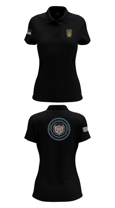 Specialized Sex Offender Supervision 79544168 Women's Short Sleeve Performance Polo  - 33