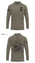 1-222nd Aviation Regiment Long Sleeve Performance Shirt with hood - 6