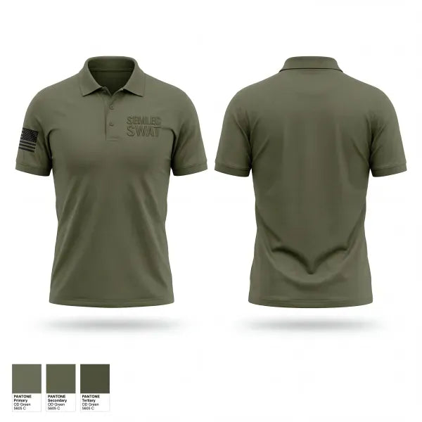 Short Sleeve Performance Polo, SEMLEC SWAT, Police, Teamtime, Team time, sublimation, custom sports apparel, team uniforms, spirit wear, spiritwear, sports uniforms, custom shirts, team store, custom team store, fundraiser sports, apparel fundraiser