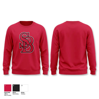 Crew Neck Sweatshirt, Sluggers Baseball, Baseball, Teamtime, Team time, sublimation, custom sports apparel, team uniforms, spirit wear, spiritwear, sports uniforms, custom shirts, team store, custom team store, fundraiser sports, apparel fundraiser