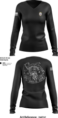 DDG 103 OD 52458326 Women's Long Sleeve V-neck Shirt - 100