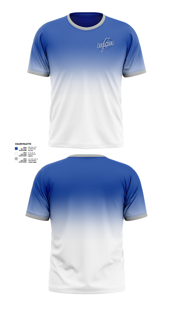 Short Sleeve Performance Shirt, Lysander Lightning, Ice Hockey, Teamtime, Team time, sublimation, custom sports apparel, team uniforms, spirit wear, spiritwear, sports uniforms, custom shirts, team store, custom team store, fundraiser sports, apparel fundraiser