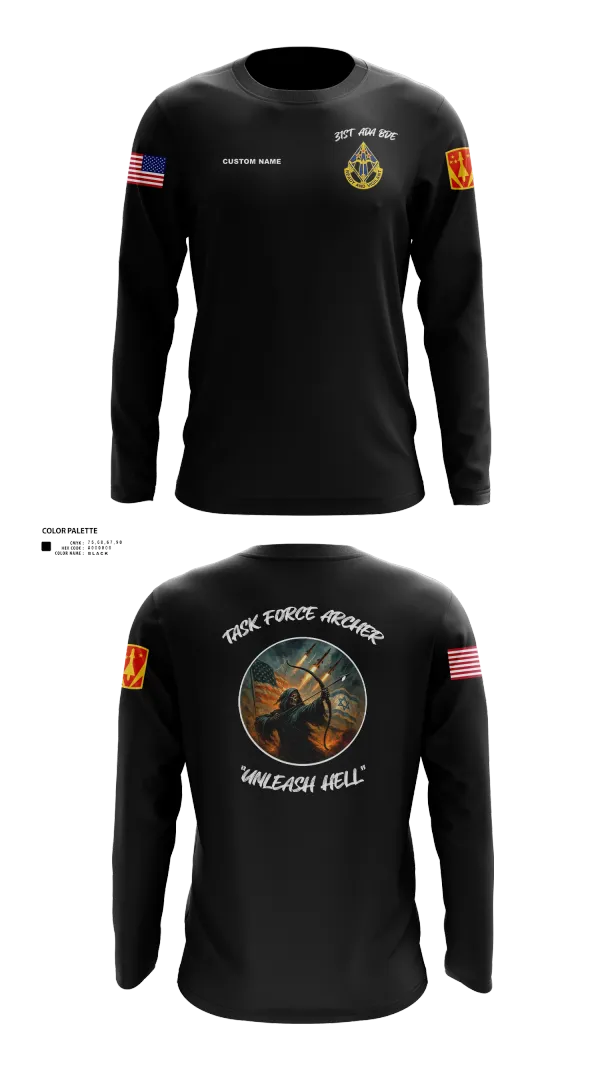 Long Sleeve Performance Shirt, HHB, 31st ADA BDE, , Teamtime, Team time, sublimation, custom sports apparel, team uniforms, spirit wear, spiritwear, sports uniforms, custom shirts, team store, custom team store, fundraiser sports, apparel fundraiser
