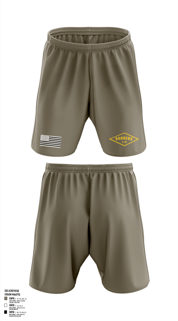 Athletic Shorts With Pockets, 2-16 rangers, Army, Teamtime, Team time, sublimation, custom sports apparel, team uniforms, spirit wear, spiritwear, sports uniforms, custom shirts, team store, custom team store, fundraiser sports, apparel fundraiser