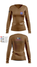 RICS Raiders 86682498 Women's Long Sleeve V-neck Shirt - 5
