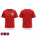 Linden fire department 56299965 Old School Cotton Feel Shirt - 1