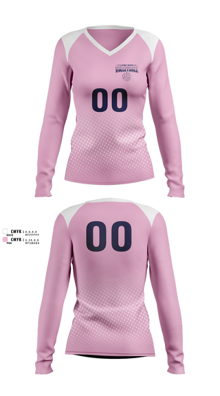 Womens Long Sleeve Vneck Shirt, Living Word Academy Volleyball, Women's Volleyball, Teamtime, Team time, sublimation, custom sports apparel, team uniforms, spirit wear, spiritwear, sports uniforms, custom shirts, team store, custom team store, fundraiser sports, apparel fundraiser