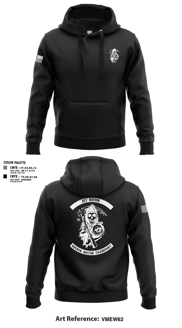 Hoodie, 1st Recon, Marines, Teamtime, Team time, sublimation, custom sports apparel, team uniforms, spirit wear, spiritwear, sports uniforms, custom shirts, team store, custom team store, fundraiser sports, apparel fundraiser