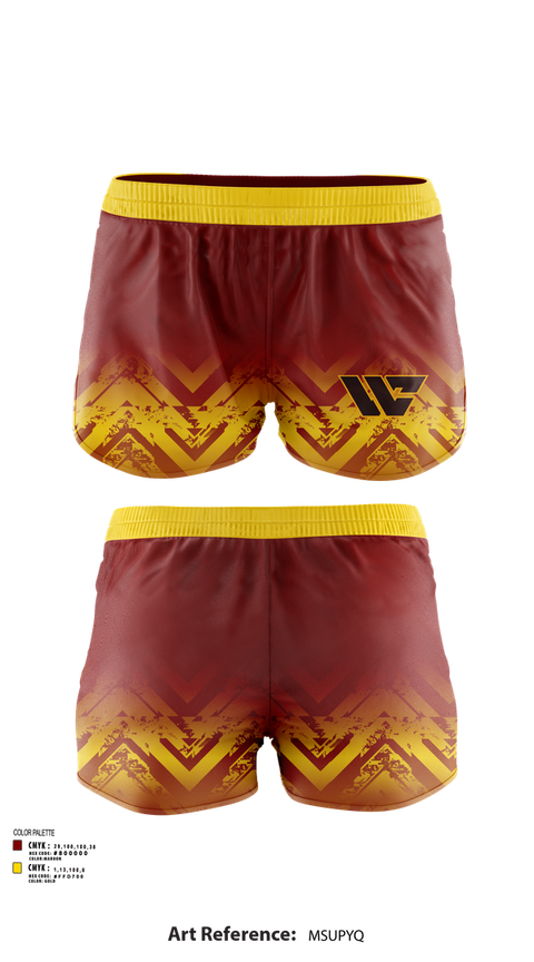 Womens Shorts, West Covina Soccer, Women's Soccer, Teamtime, Team time, sublimation, custom sports apparel, team uniforms, spirit wear, spiritwear, sports uniforms, custom shirts, team store, custom team store, fundraiser sports, apparel fundraiser