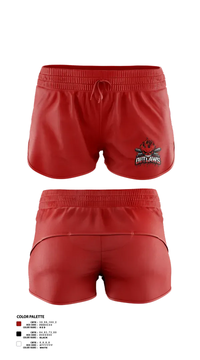 DownEast Outlaws 43136486 Women's Shorts - 22