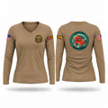 452 ASTS Women's Long Sleeve V-neck Shirt - 1