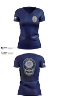Young Harris College Police Department 23212207 Women's Short Sleeve V-neck Shirt - 1