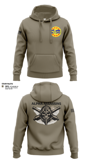 Hoodie, 1-148 FA A Btry, National Guard, Teamtime, Team time, sublimation, custom sports apparel, team uniforms, spirit wear, spiritwear, sports uniforms, custom shirts, team store, custom team store, fundraiser sports, apparel fundraiser