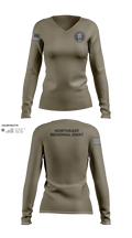 Swat 30841116 Women's Long Sleeve V-neck Shirt - 32