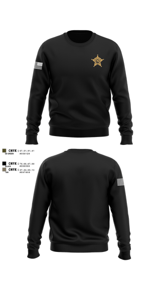 Crew Neck Sweatshirt, Coshocton County Sheriff’s Office, Police, Teamtime, Team time, sublimation, custom sports apparel, team uniforms, spirit wear, spiritwear, sports uniforms, custom shirts, team store, custom team store, fundraiser sports, apparel fundraiser