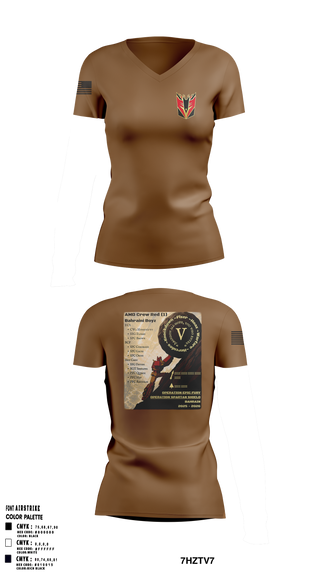 Womens Short Sleeve Vneck Shirt, D/2-43, Army, Teamtime, Team time, sublimation, custom sports apparel, team uniforms, spirit wear, spiritwear, sports uniforms, custom shirts, team store, custom team store, fundraiser sports, apparel fundraiser