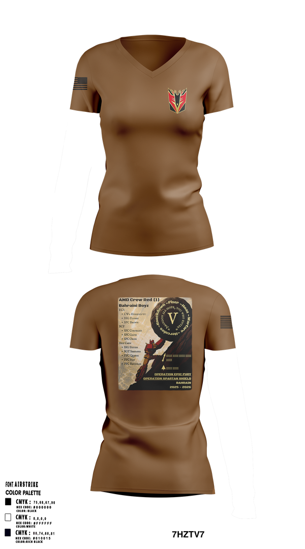 Womens Short Sleeve Vneck Shirt, D/2-43, Army, Teamtime, Team time, sublimation, custom sports apparel, team uniforms, spirit wear, spiritwear, sports uniforms, custom shirts, team store, custom team store, fundraiser sports, apparel fundraiser