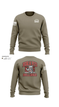 Bravo Company “Bulldogs” 31st Engineer Battalion 91447839 Crew Neck Sweatshirt - 100