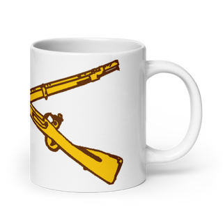 Eagle horse 33138280 White Glossy Mug - Small