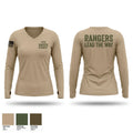 75th ranger regiment 21640995 Women's Long Sleeve V-neck Shirt - 1
