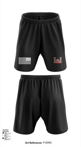 Athletic Shorts With Pockets, 817th engineer sapper, , Teamtime, Team time, sublimation, custom sports apparel, team uniforms, spirit wear, spiritwear, sports uniforms, custom shirts, team store, custom team store, fundraiser sports, apparel fundraiser