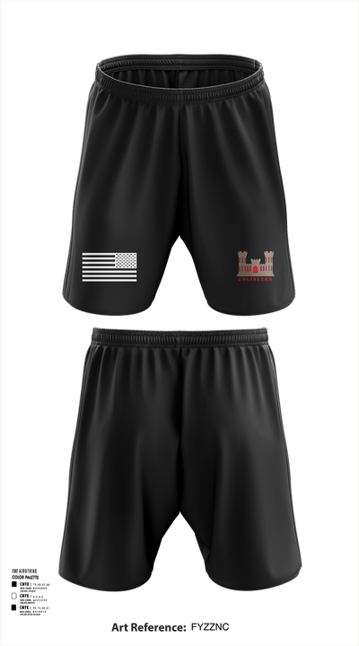 817th engineer sapper 48720796 Athletic Shorts With Pockets - 52