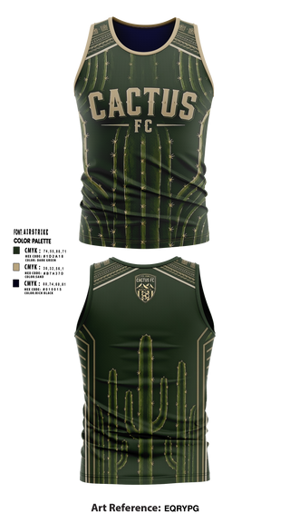 Tank Top, Cactus Fc, Men's Soccer, Teamtime, Team time, sublimation, custom sports apparel, team uniforms, spirit wear, spiritwear, sports uniforms, custom shirts, team store, custom team store, fundraiser sports, apparel fundraiser