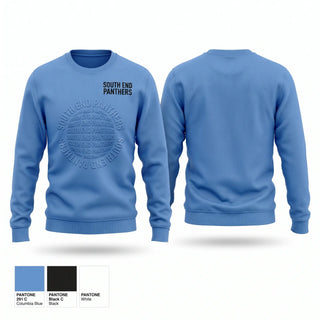 Crew Neck Sweatshirt, South End Panthers, Baseball, Teamtime, Team time, sublimation, custom sports apparel, team uniforms, spirit wear, spiritwear, sports uniforms, custom shirts, team store, custom team store, fundraiser sports, apparel fundraiser