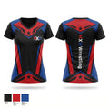 Midwest Xtreme Wrestling Women's Short Sleeve V-neck Shirt - 1