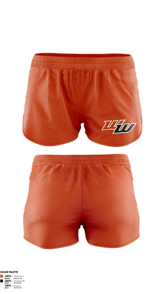 Womens Shorts, Westside Wild, Women's Lacrosse, Teamtime, Team time, sublimation, custom sports apparel, team uniforms, spirit wear, spiritwear, sports uniforms, custom shirts, team store, custom team store, fundraiser sports, apparel fundraiser