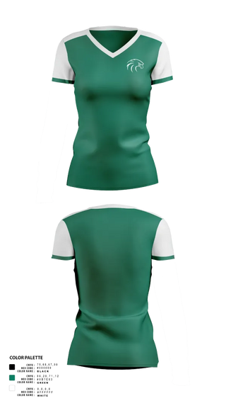 Womens Short Sleeve Vneck Shirt, NSU Riverhawks Football, , Teamtime, Team time, sublimation, custom sports apparel, team uniforms, spirit wear, spiritwear, sports uniforms, custom shirts, team store, custom team store, fundraiser sports, apparel fundraiser