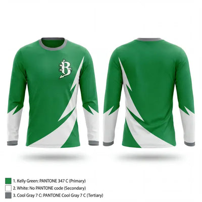 Brick Township Dragons 17984265 Long Sleeve Performance Shirt 1