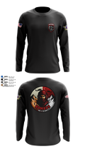 2-10 AHB Knighthawks 14380811 Long Sleeve Performance Shirt 55