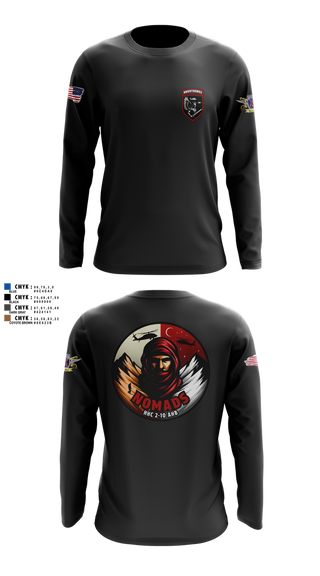 Long Sleeve Performance Shirt, 2-10 AHB Knighthawks, Spirit Store, Teamtime, Team time, sublimation, custom sports apparel, team uniforms, spirit wear, spiritwear, sports uniforms, custom shirts, team store, custom team store, fundraiser sports, apparel fundraiser