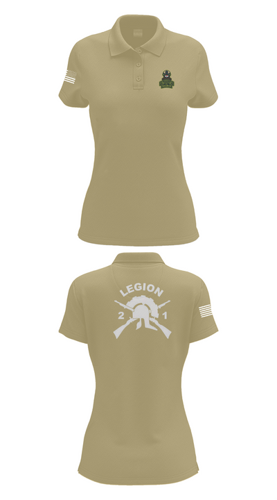 2-1 21461716 Women's Short Sleeve Performance Polo  - 95