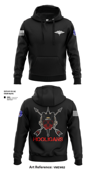 Hoodie, Hooligans, Air Force, Teamtime, Team time, sublimation, custom sports apparel, team uniforms, spirit wear, spiritwear, sports uniforms, custom shirts, team store, custom team store, fundraiser sports, apparel fundraiser