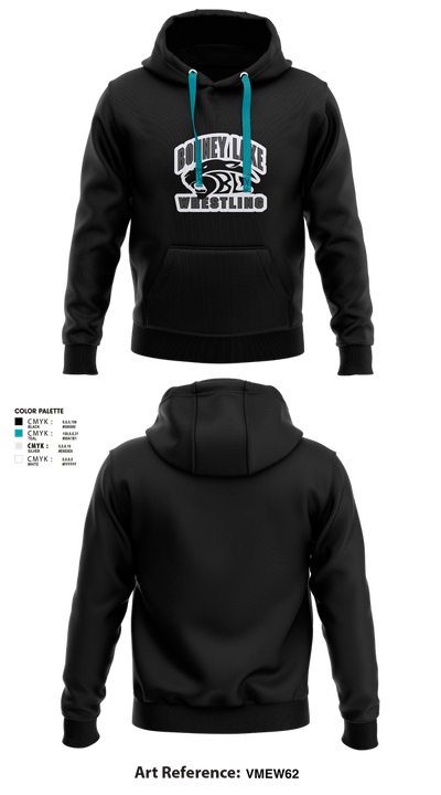Bonney Lake High School Wrestling 5889785 Hoodie - 7