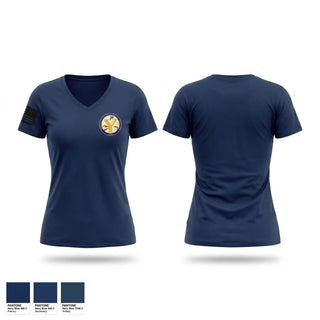Womens Short Sleeve Vneck Shirt, Yemassee Police Department, Police, Teamtime, Team time, sublimation, custom sports apparel, team uniforms, spirit wear, spiritwear, sports uniforms, custom shirts, team store, custom team store, fundraiser sports, apparel fundraiser