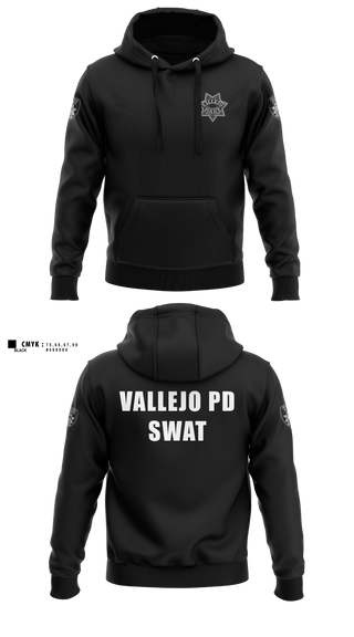 Hoodie, Vallejo PD SWAT, Police, Teamtime, Team time, sublimation, custom sports apparel, team uniforms, spirit wear, spiritwear, sports uniforms, custom shirts, team store, custom team store, fundraiser sports, apparel fundraiser
