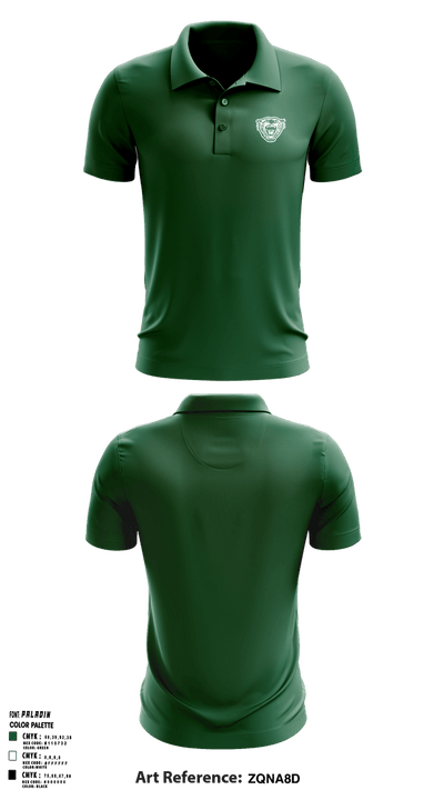 Bossier Bowling 74078660 Short Sleeve Performance Polo - 1